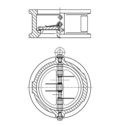 Dual Plate check valve H76